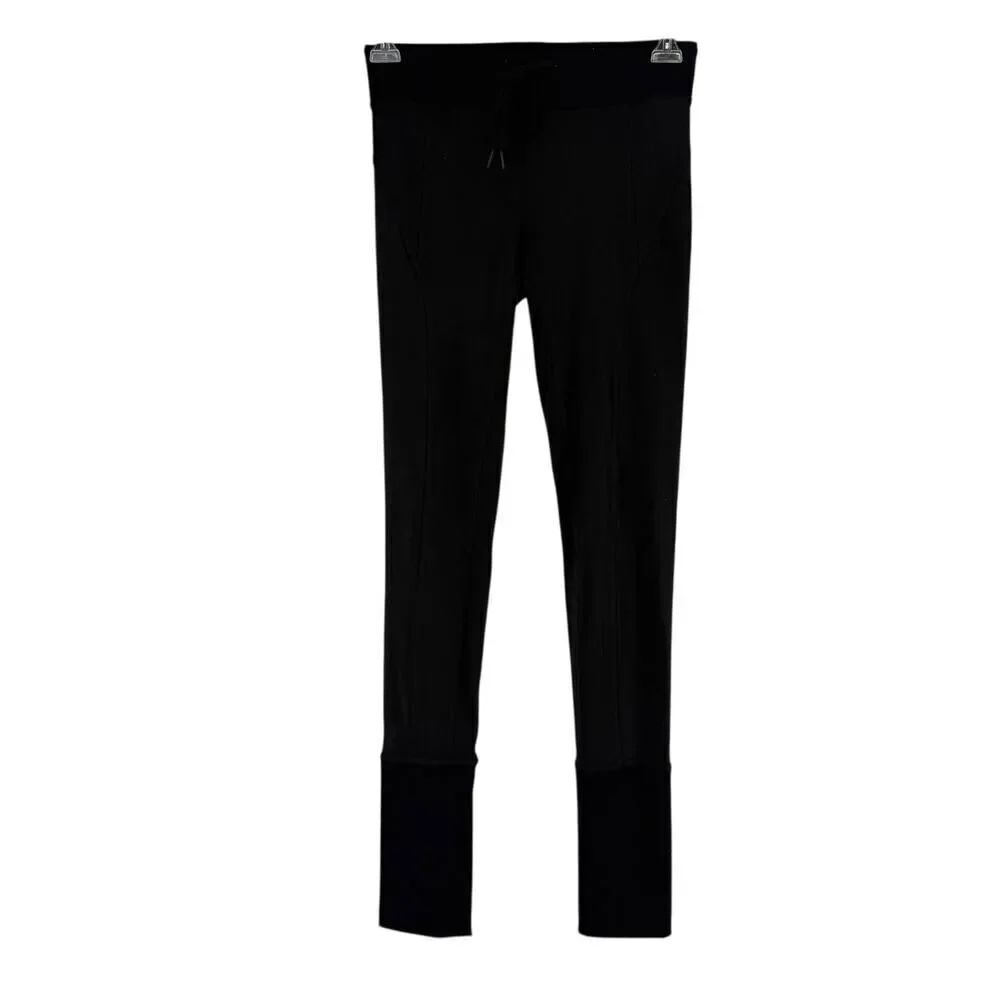 Daily Practice Anthropologie Pants Black Size S Linen Blend Active Athleisure